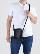 Cross Body Tas Lancaster Bruin soft vintage homme 24-vue-porte